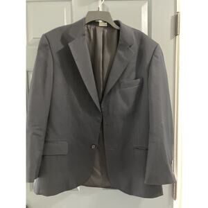 Jos A Bank Signature Collection Navy Blue 100% Wool Blazer Jacket Suit Coat 42R